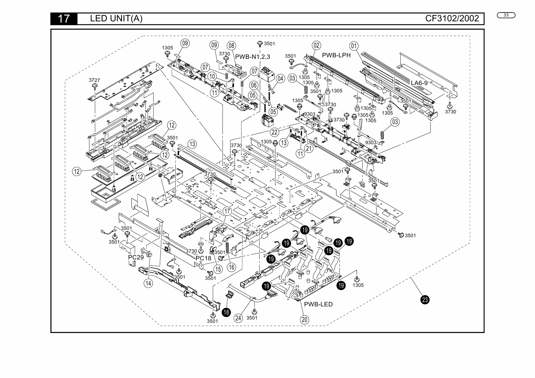 Konica-Minolta Options CF3102 CF2002 SC-1 AD-14 Parts Manual-5